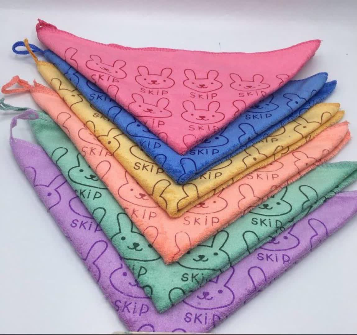 دستمال  و حوله صورت خرگوشی 75*35